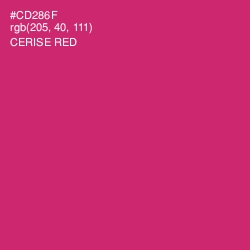 #CD286F - Cerise Red Color Image