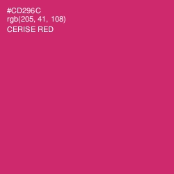 #CD296C - Cerise Red Color Image