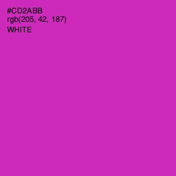 #CD2ABB - Cerise Color Image