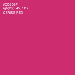 #CD2D6F - Cerise Red Color Image