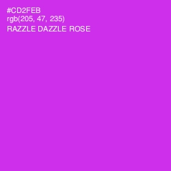 #CD2FEB - Razzle Dazzle Rose Color Image