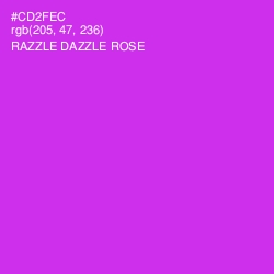 #CD2FEC - Razzle Dazzle Rose Color Image