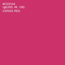 #CD316A - Cerise Red Color Image