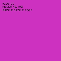 #CD31C0 - Razzle Dazzle Rose Color Image