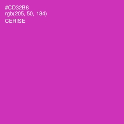 #CD32B8 - Cerise Color Image