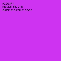 #CD33F1 - Razzle Dazzle Rose Color Image