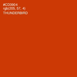 #CD3904 - Thunderbird Color Image