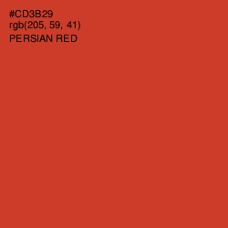 #CD3B29 - Persian Red Color Image