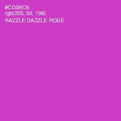 #CD3BC6 - Razzle Dazzle Rose Color Image