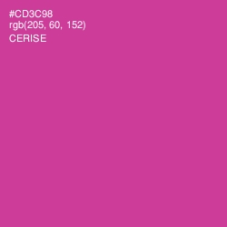 #CD3C98 - Cerise Color Image