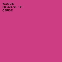 #CD3D83 - Cerise Color Image