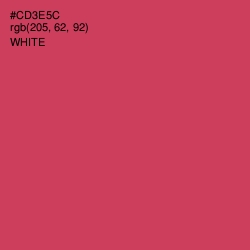 #CD3E5C - Brick Red Color Image