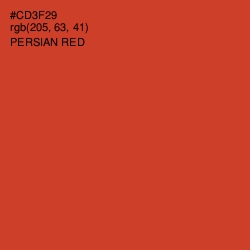 #CD3F29 - Persian Red Color Image