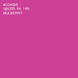 #CD4095 - Mulberry Color Image