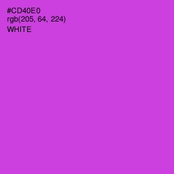 #CD40E0 - Fuchsia Pink Color Image