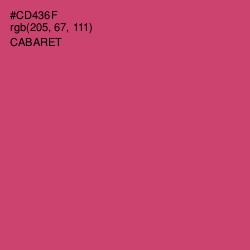 #CD436F - Cabaret Color Image