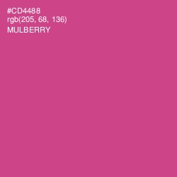 #CD4488 - Mulberry Color Image