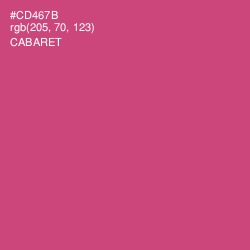 #CD467B - Cabaret Color Image