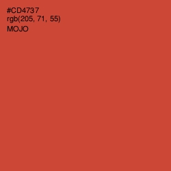 #CD4737 - Mojo Color Image