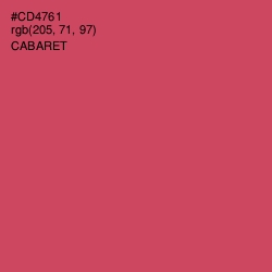 #CD4761 - Cabaret Color Image