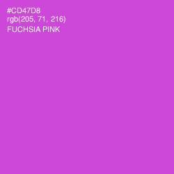 #CD47D8 - Fuchsia Pink Color Image