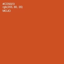 #CD5023 - Mojo Color Image