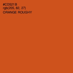 #CD521B - Orange Roughy Color Image