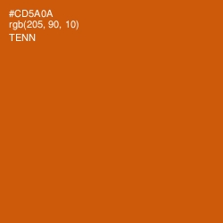 #CD5A0A - Tenn Color Image