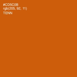 #CD5C0B - Tenn Color Image