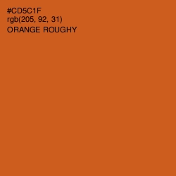 #CD5C1F - Orange Roughy Color Image