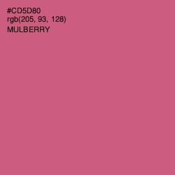 #CD5D80 - Mulberry Color Image