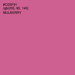 #CD5F91 - Mulberry Color Image