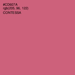 #CD607A - Contessa Color Image