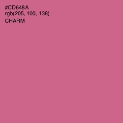 #CD648A - Charm Color Image