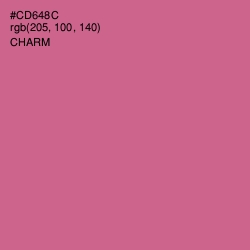 #CD648C - Charm Color Image