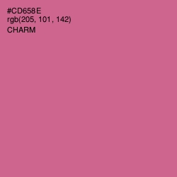 #CD658E - Charm Color Image