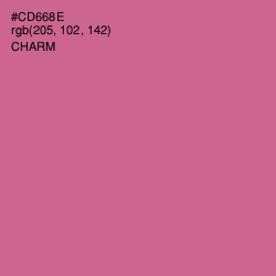 #CD668E - Charm Color Image