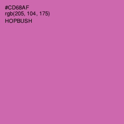 #CD68AF - Hopbush Color Image