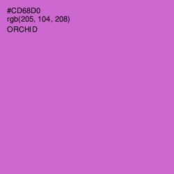 #CD68D0 - Orchid Color Image