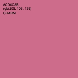 #CD6C8B - Charm Color Image