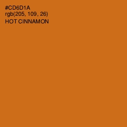 #CD6D1A - Hot Cinnamon Color Image