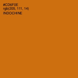 #CD6F0E - Indochine Color Image