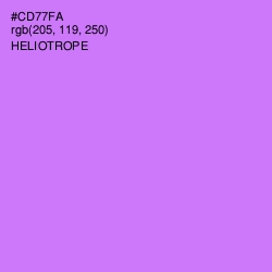 #CD77FA - Heliotrope Color Image