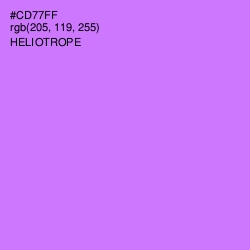 #CD77FF - Heliotrope Color Image