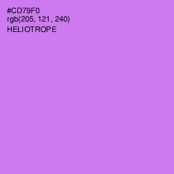 #CD79F0 - Heliotrope Color Image