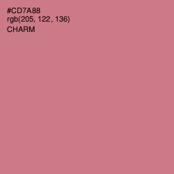 #CD7A88 - Charm Color Image