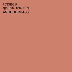 #CD806B - Antique Brass Color Image