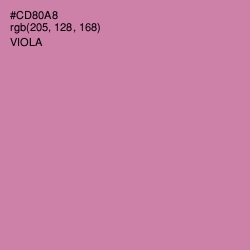 #CD80A8 - Viola Color Image