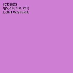 #CD80D3 - Light Wisteria Color Image