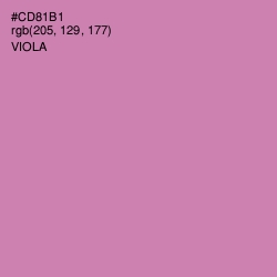 #CD81B1 - Viola Color Image